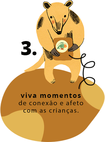viva momentos de conexão e afeto com as crianças